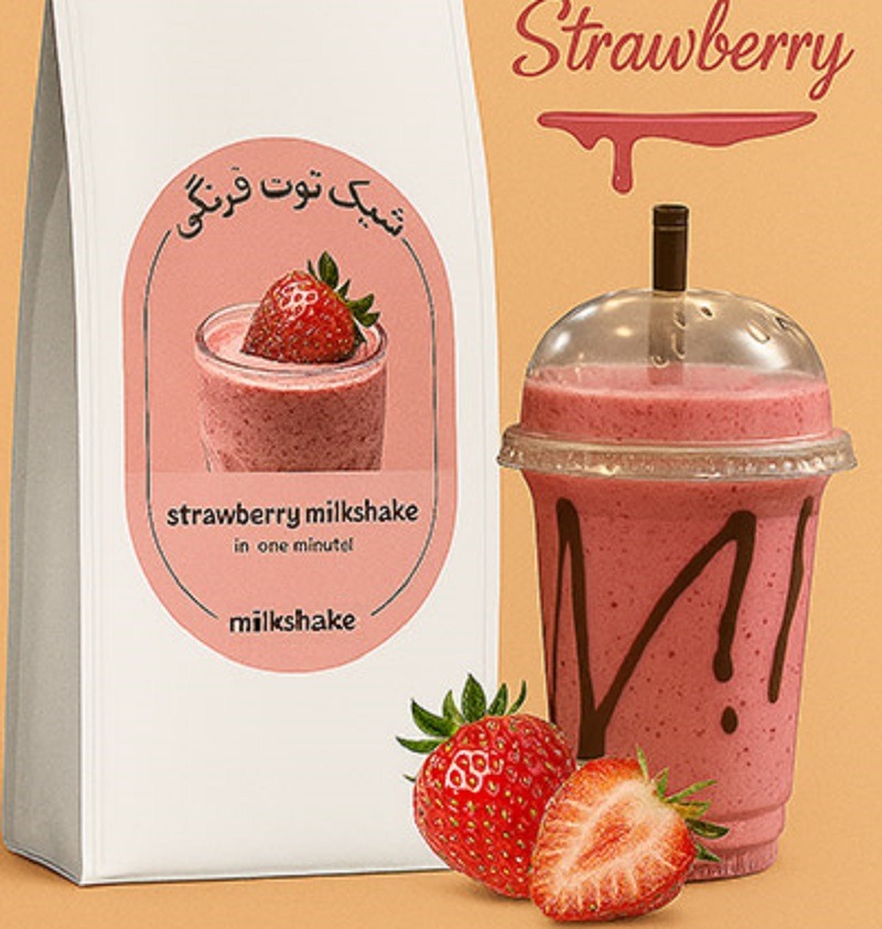 milkshake-powder-strawberry-decorative-400px پودر شیک توت فرنگی بسته یک کیلویی - تصویر 1